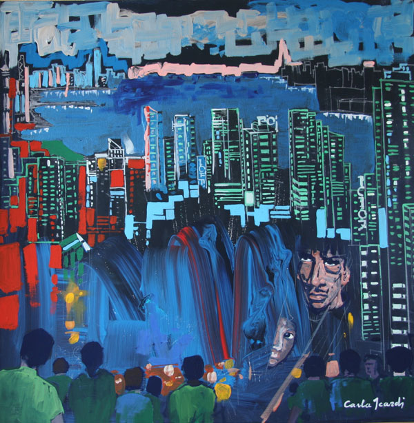 Tsunami nella baia di Hong Kong