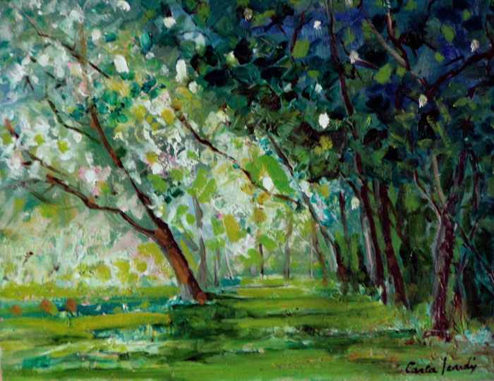 Il boschetto - Olio 39x30 (2004)