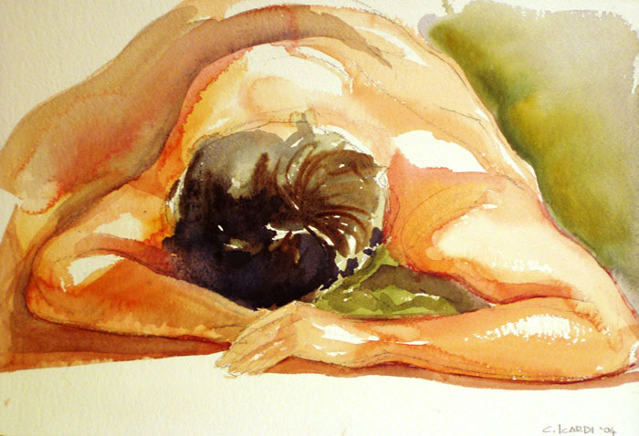 Tristezza - Acquerello 40x60 (2004)