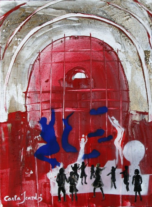 Verso la luce - Acrilico 40x30 (2009)