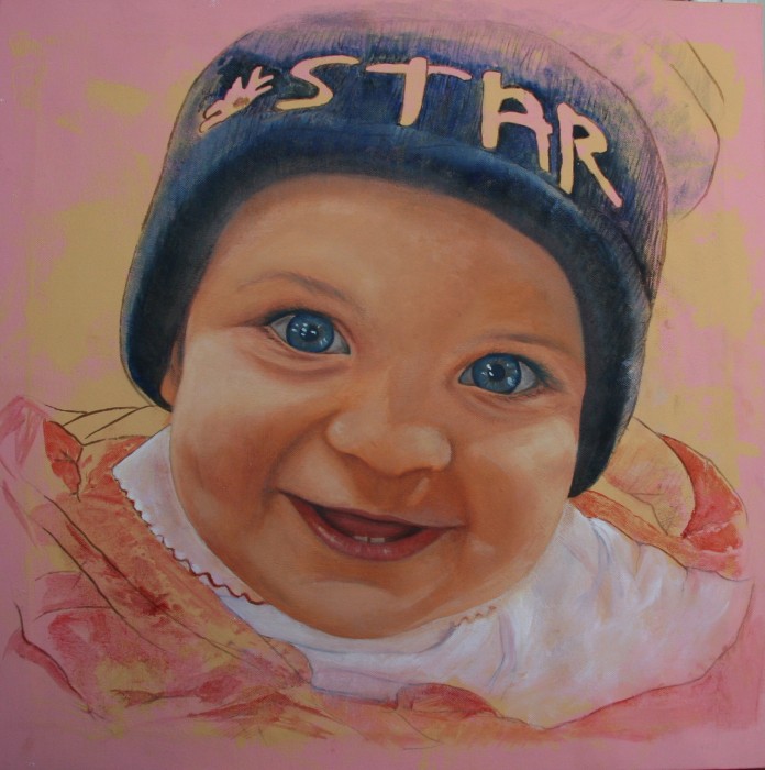 Ritratto 2 - olio su tela 50x50 (2017)