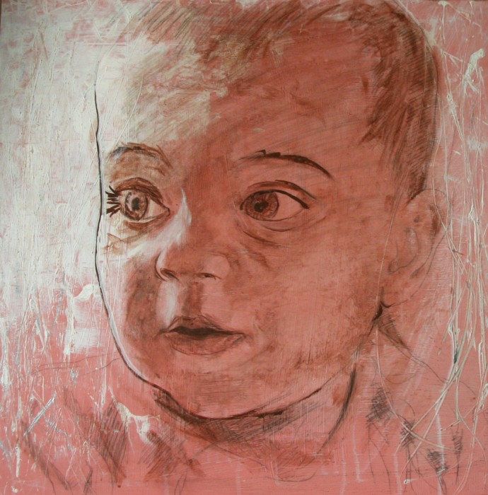 Ritratto 1 - acrilico 50x50 (2017)