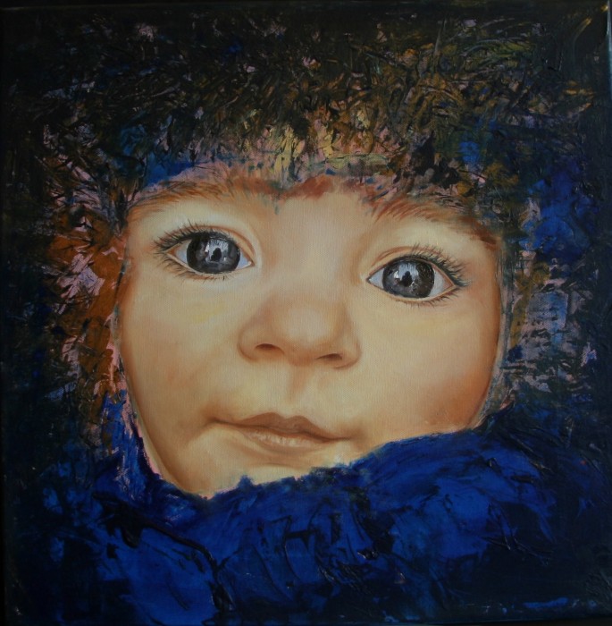 Ritratto 3 - olio su tela 50x50 (2017)